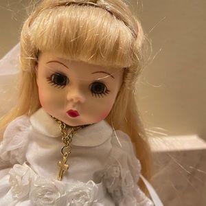 Madame Alexander-First Communion Doll with stand